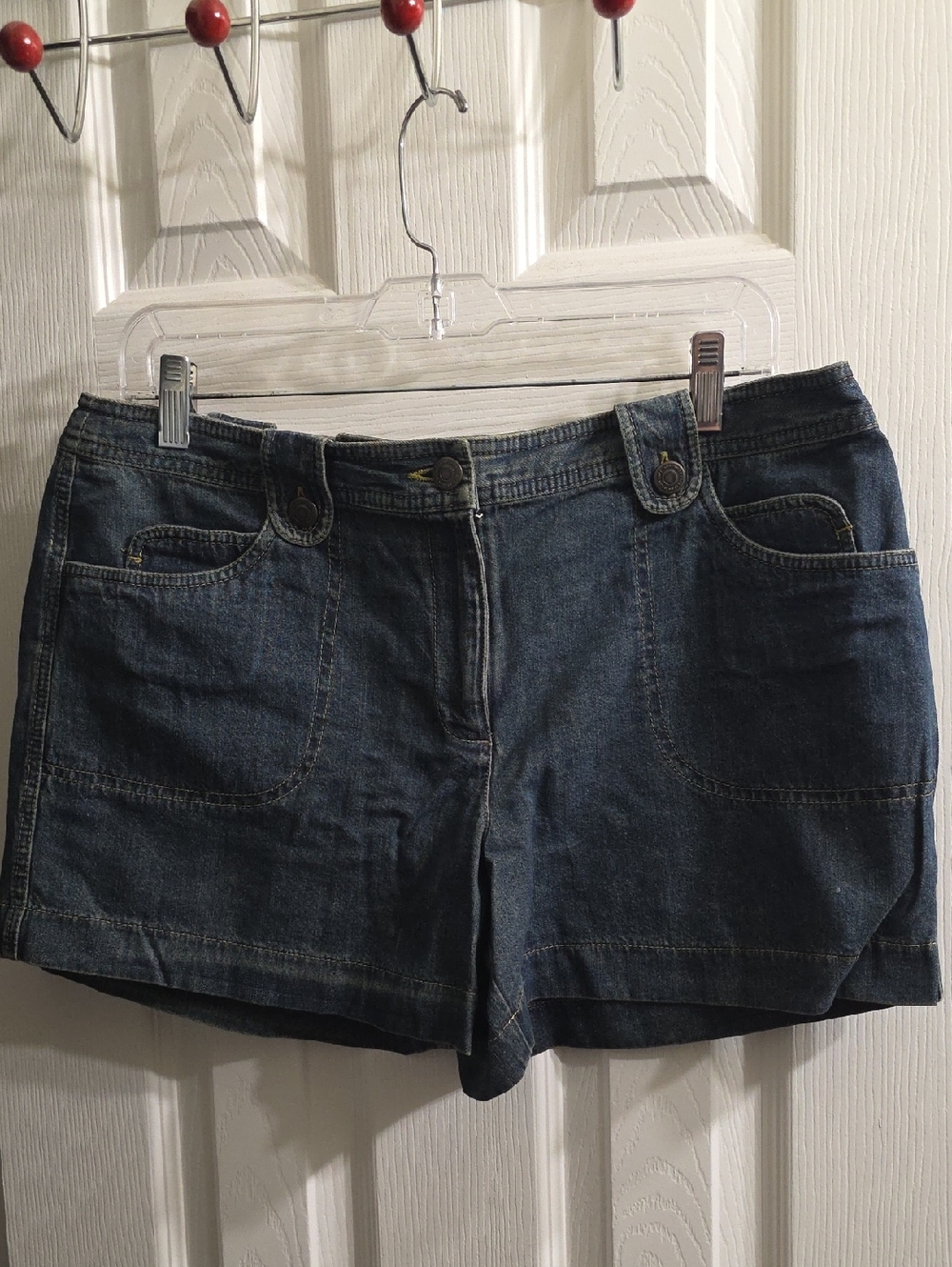 LOFT Dark Blue Denim Shorts Size 12
